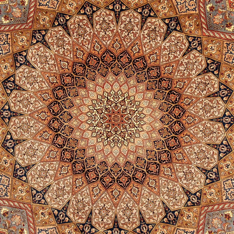 Persisk tæppe - Tabriz - Royal - 352 x 252 cm - flerfarvet