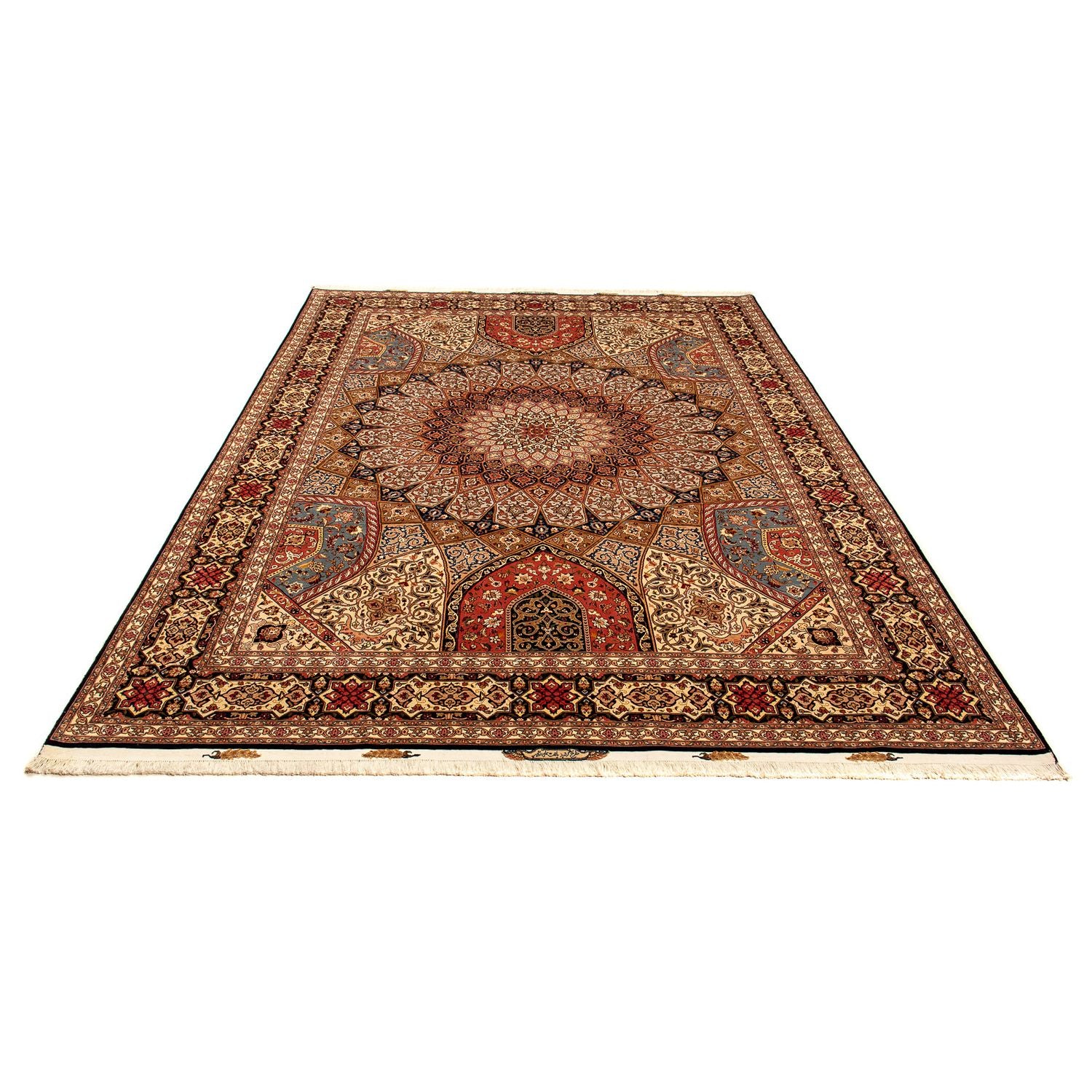 Persisk tæppe - Tabriz - Royal - 352 x 252 cm - flerfarvet