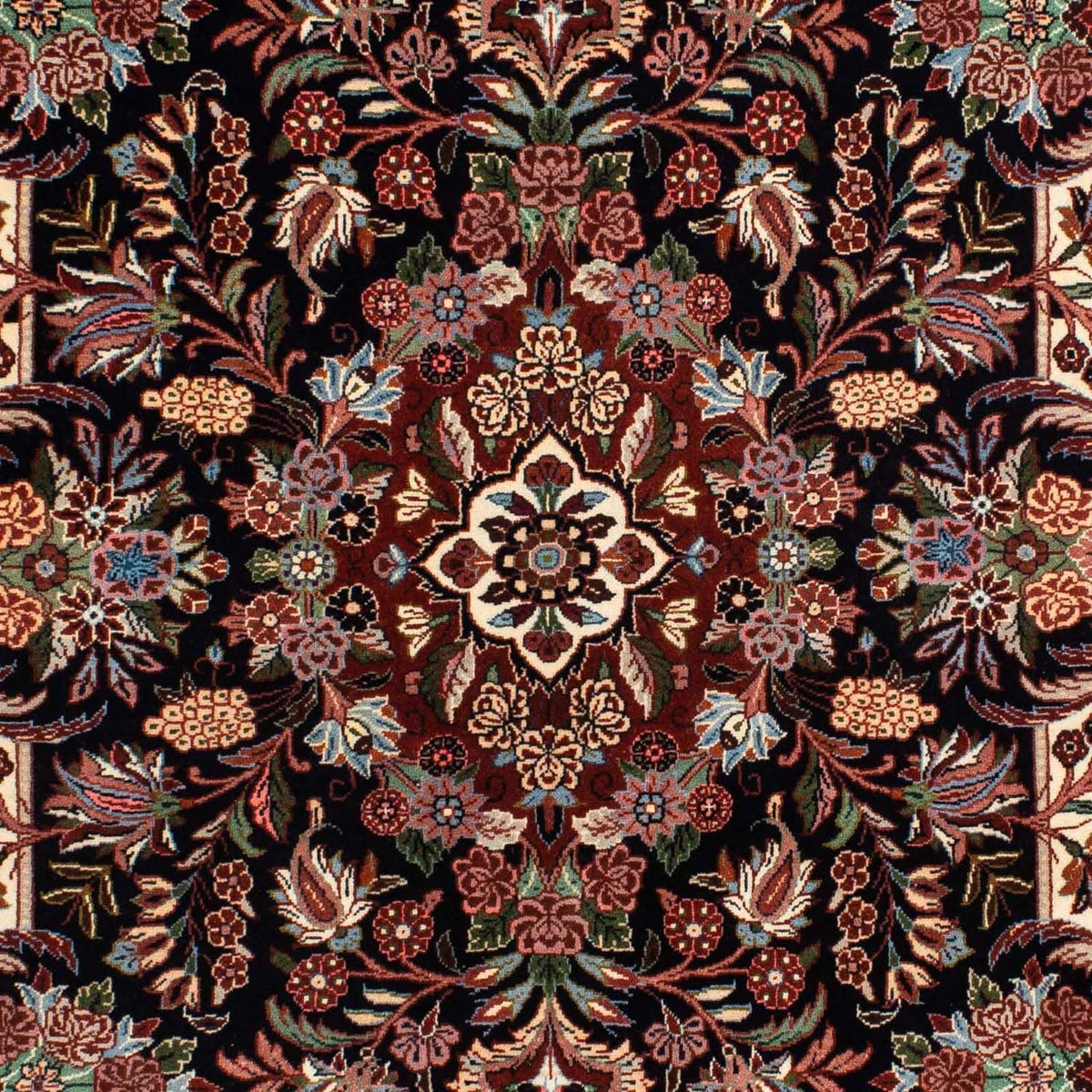 Persisk tæppe - Bijar - 210 x 133 cm - mørkeblå