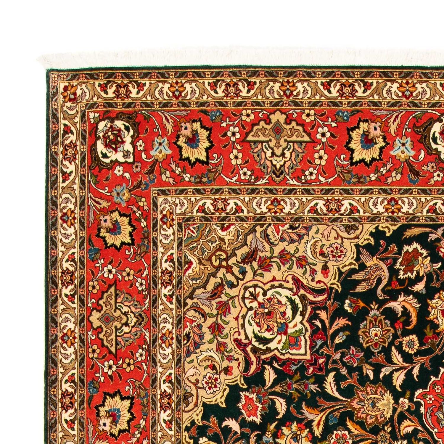 Persisk tæppe - Tabriz - Royal - 295 x 198 cm - rød
