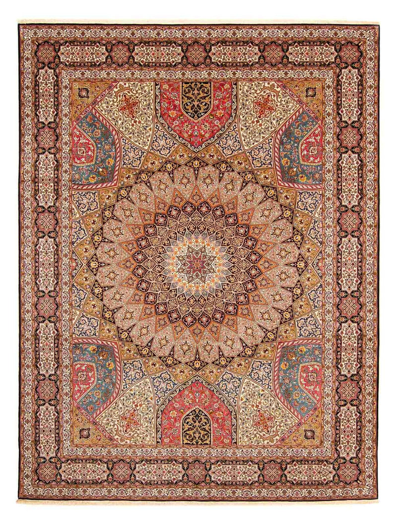 Persisk tæppe - Tabriz - Royal - 400 x 300 cm - flerfarvet