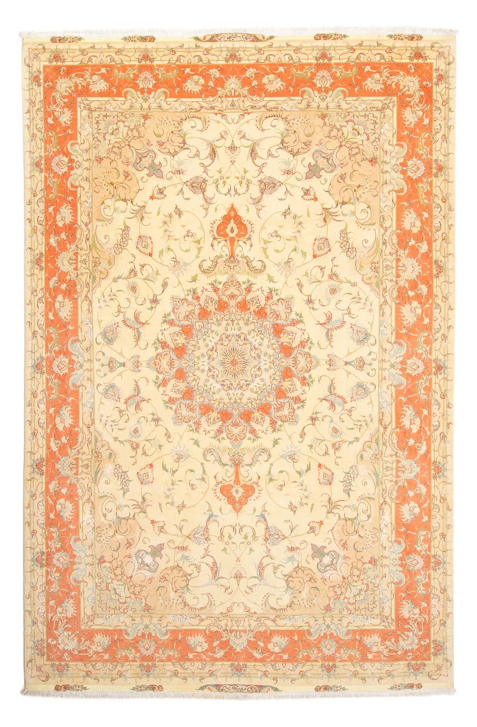Persisk tæppe - Tabriz - Royal - 300 x 202 cm - beige