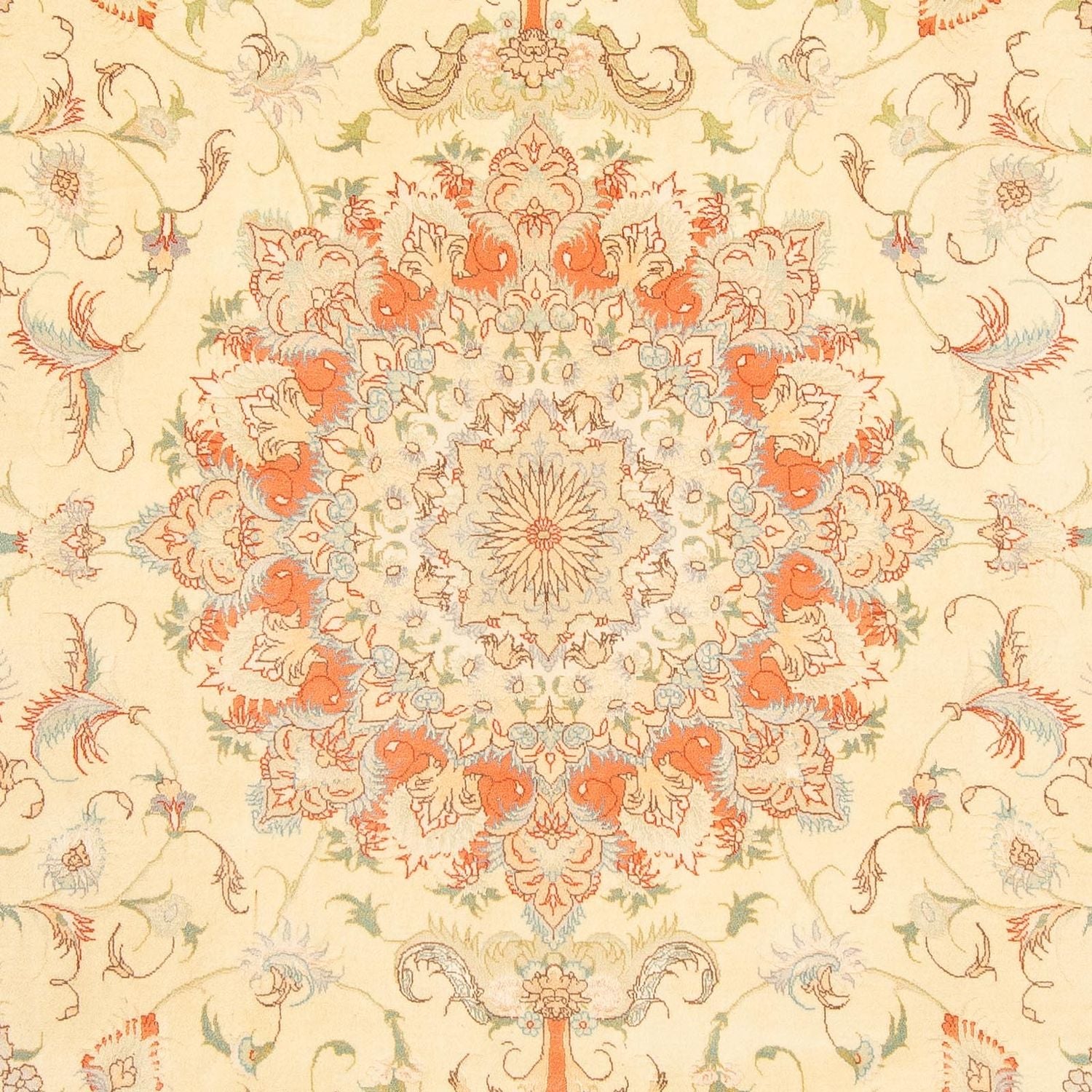 Persisk tæppe - Tabriz - Royal - 300 x 202 cm - beige