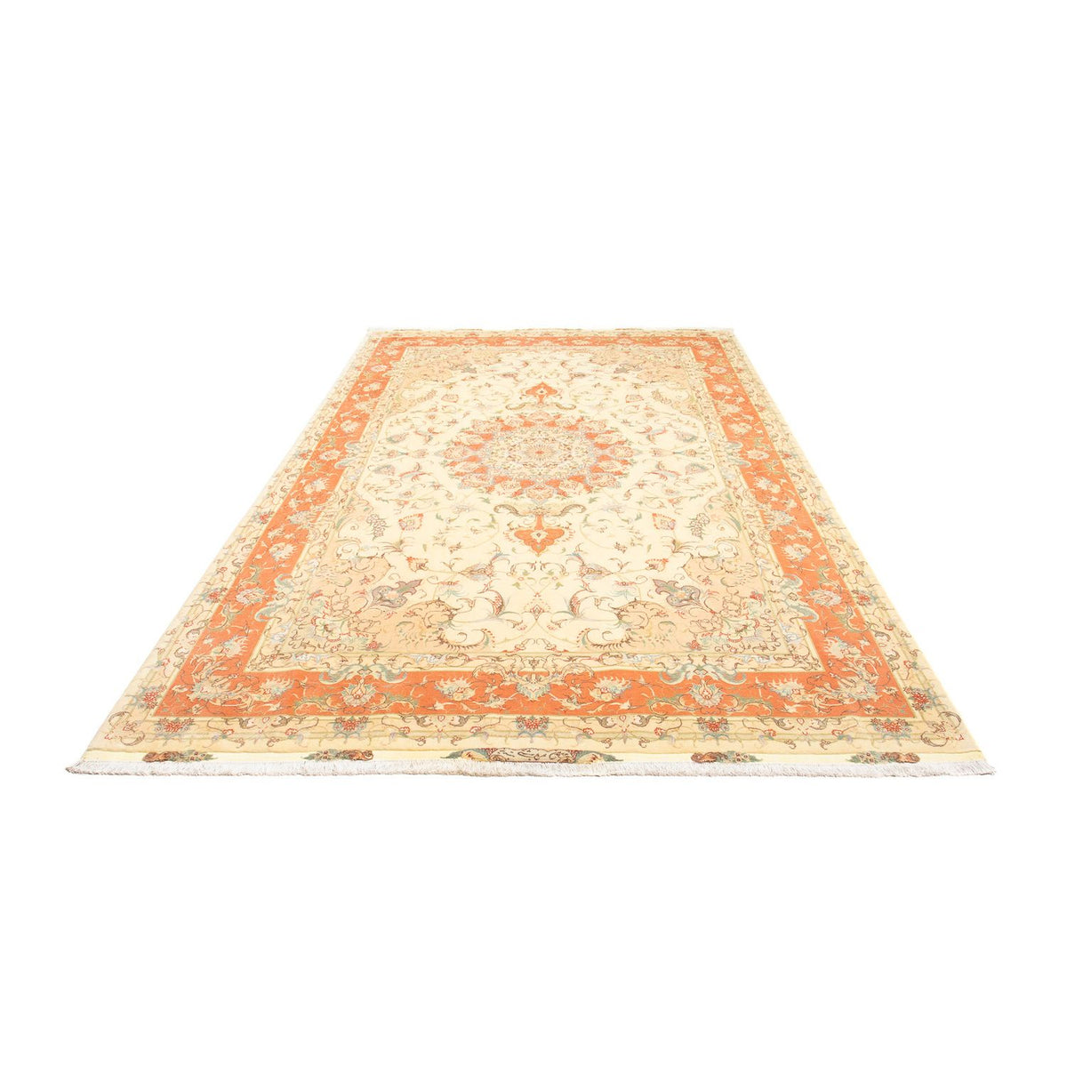 Persisk tæppe - Tabriz - Royal - 300 x 202 cm - beige