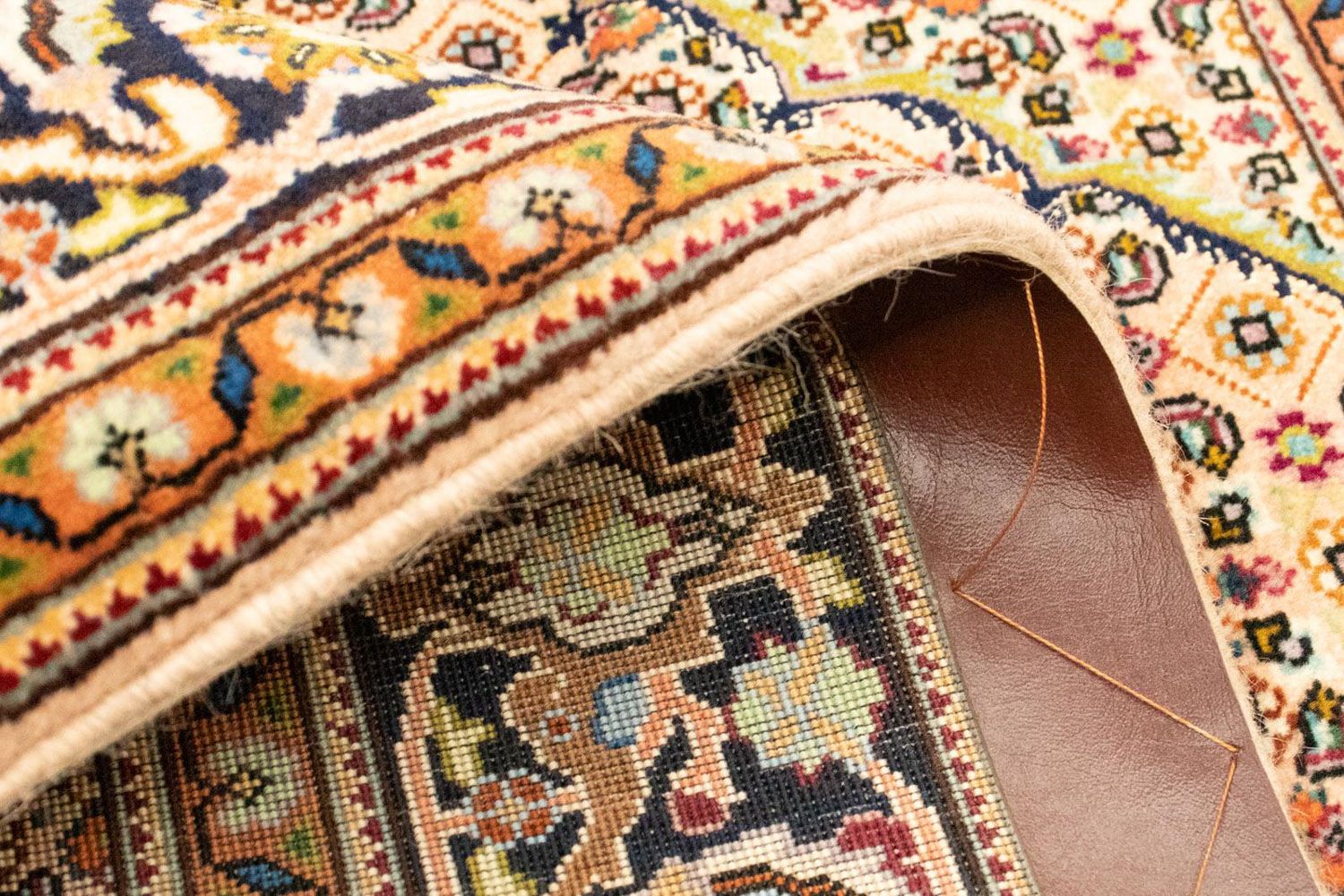 Persisk tæppe - Tabriz - Royal - 148 x 98 cm - beige