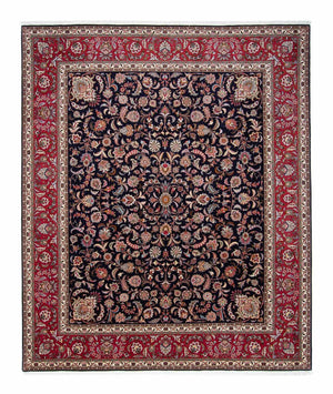 Persisk tæppe - Tabriz - Royal - 308 x 252 cm - mørkeblå