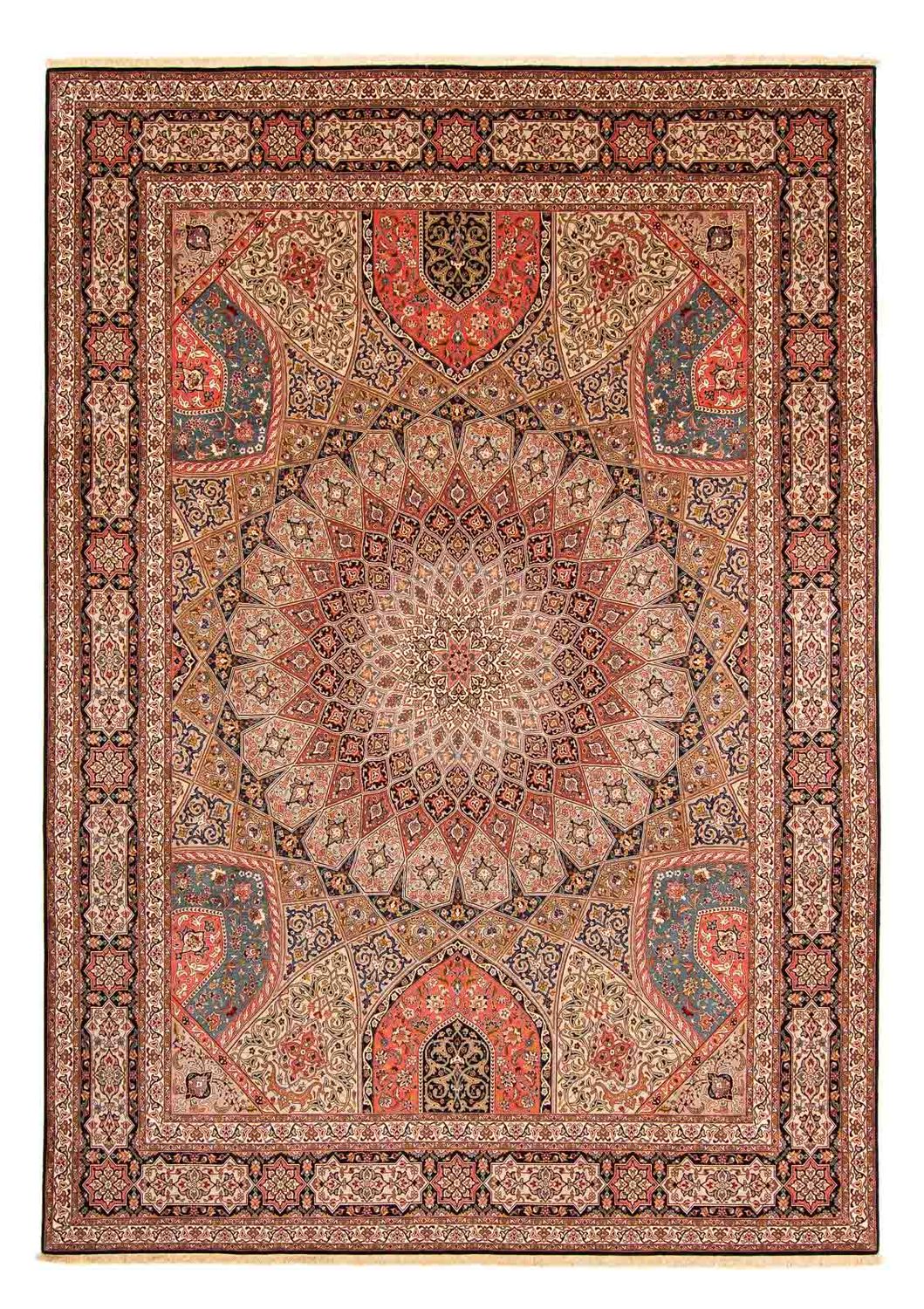 Persisk tæppe - Tabriz - Royal - 405 x 300 cm - flerfarvet