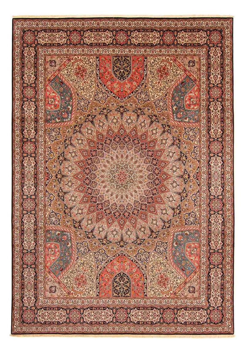 Persisk tæppe - Tabriz - Royal - 405 x 300 cm - flerfarvet