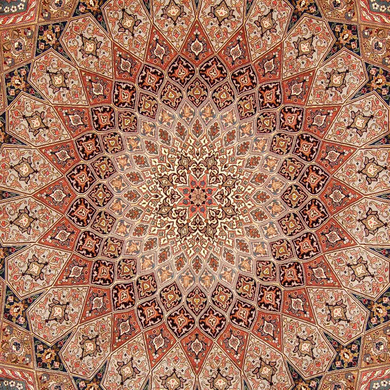 Persisk tæppe - Tabriz - Royal - 405 x 300 cm - flerfarvet