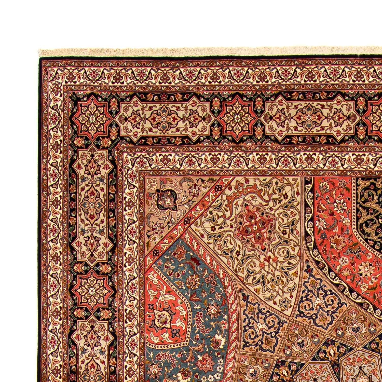 Persisk tæppe - Tabriz - Royal - 405 x 300 cm - flerfarvet