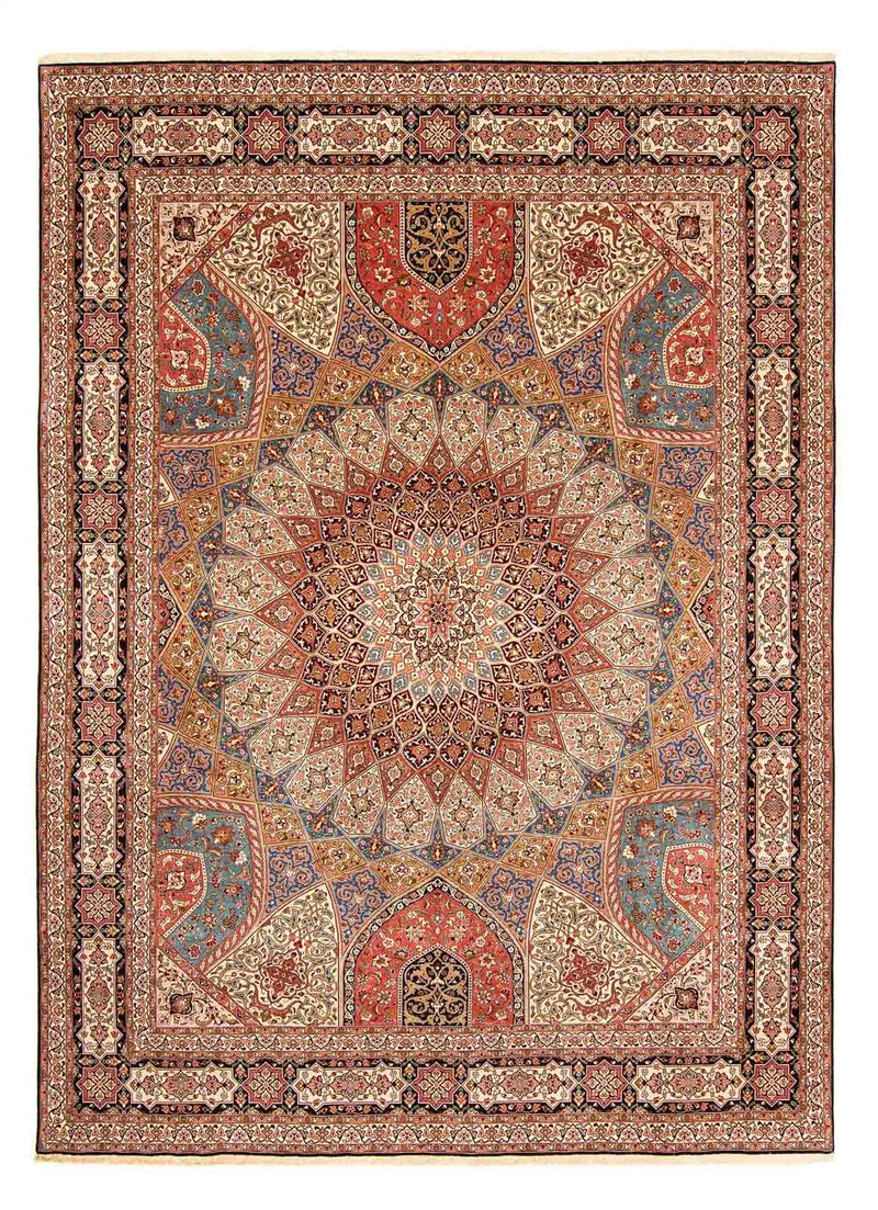 Persisk tæppe - Tabriz - Royal - 398 x 298 cm - flerfarvet