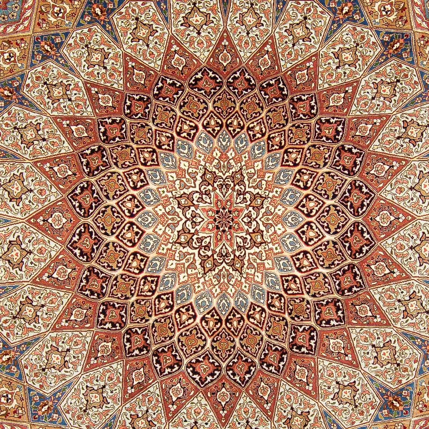 Persisk tæppe - Tabriz - Royal - 398 x 298 cm - flerfarvet