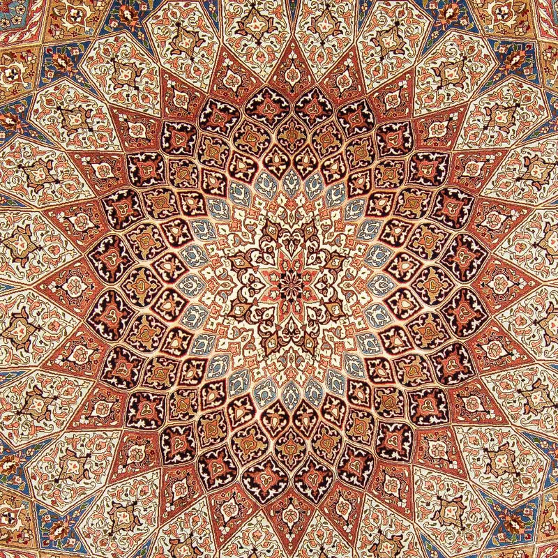 Persisk tæppe - Tabriz - Royal - 398 x 298 cm - flerfarvet