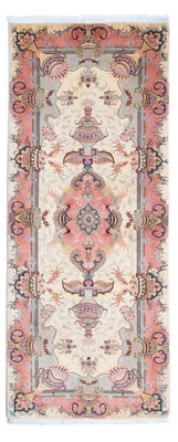 Løber Persisk tæppe - Tabriz - Royal - 203 x 80 cm - beige