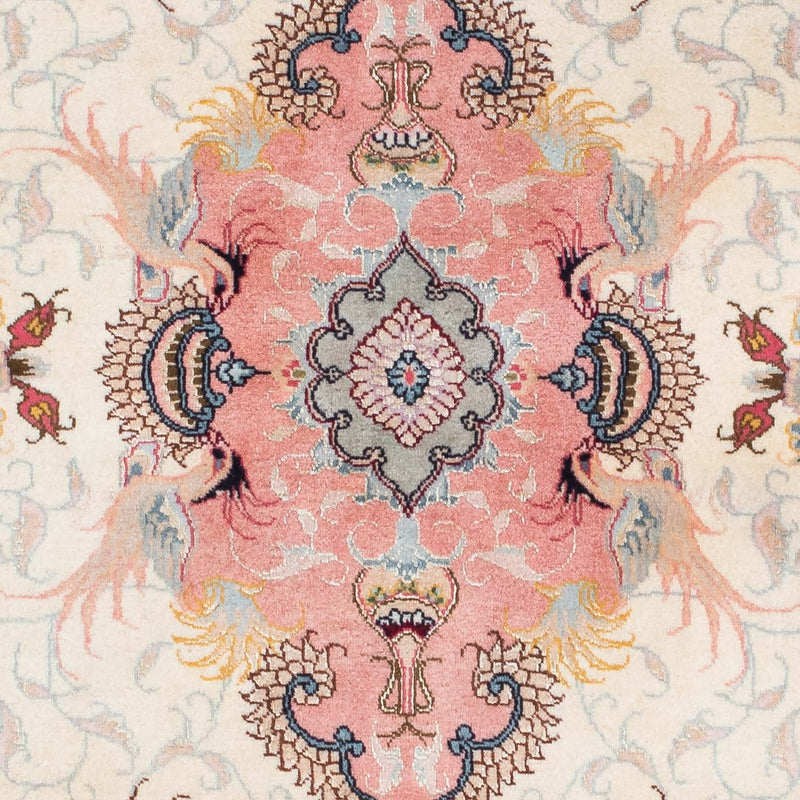 Løber Persisk tæppe - Tabriz - Royal - 203 x 80 cm - beige