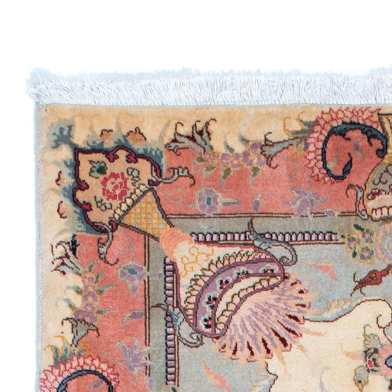 Løber Persisk tæppe - Tabriz - Royal - 203 x 80 cm - beige