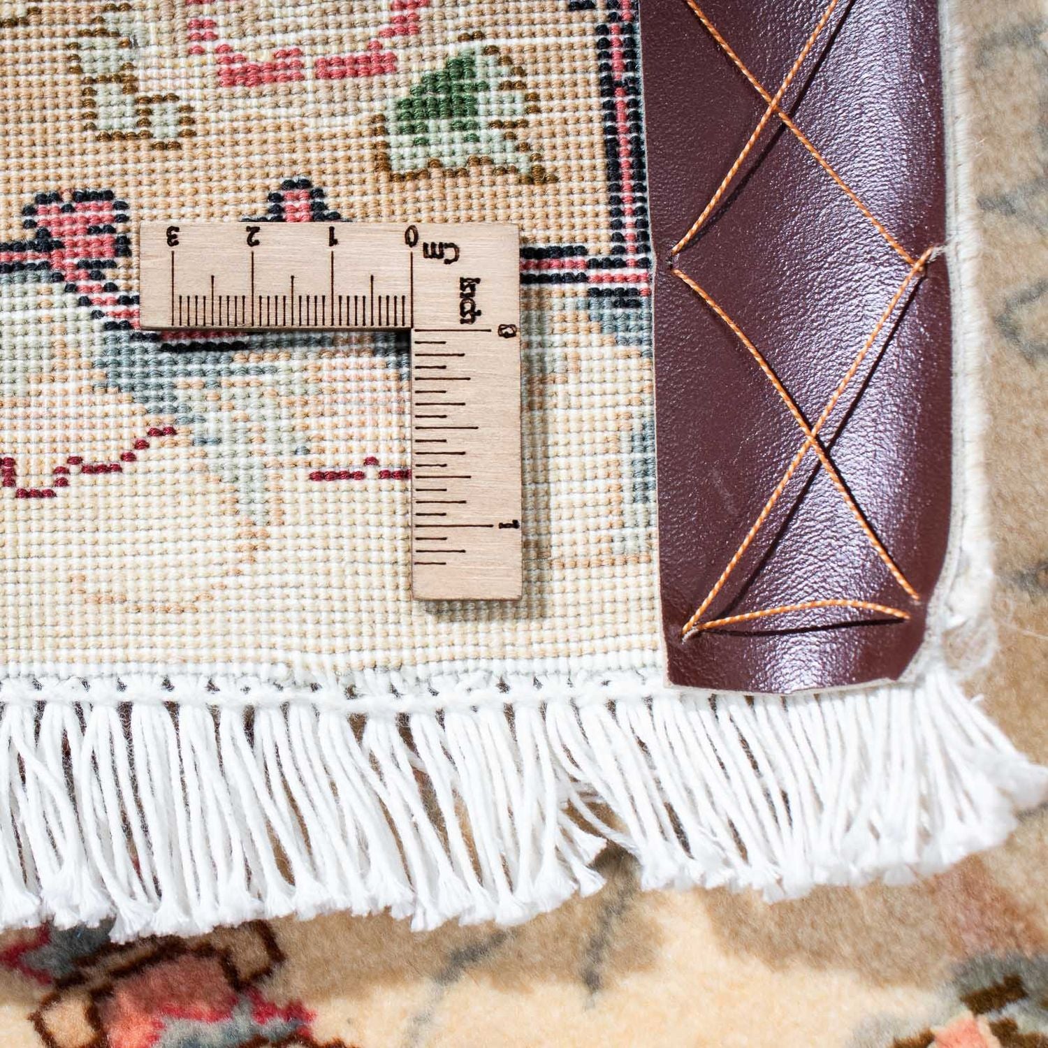 Løber Persisk tæppe - Tabriz - Royal - 203 x 80 cm - beige