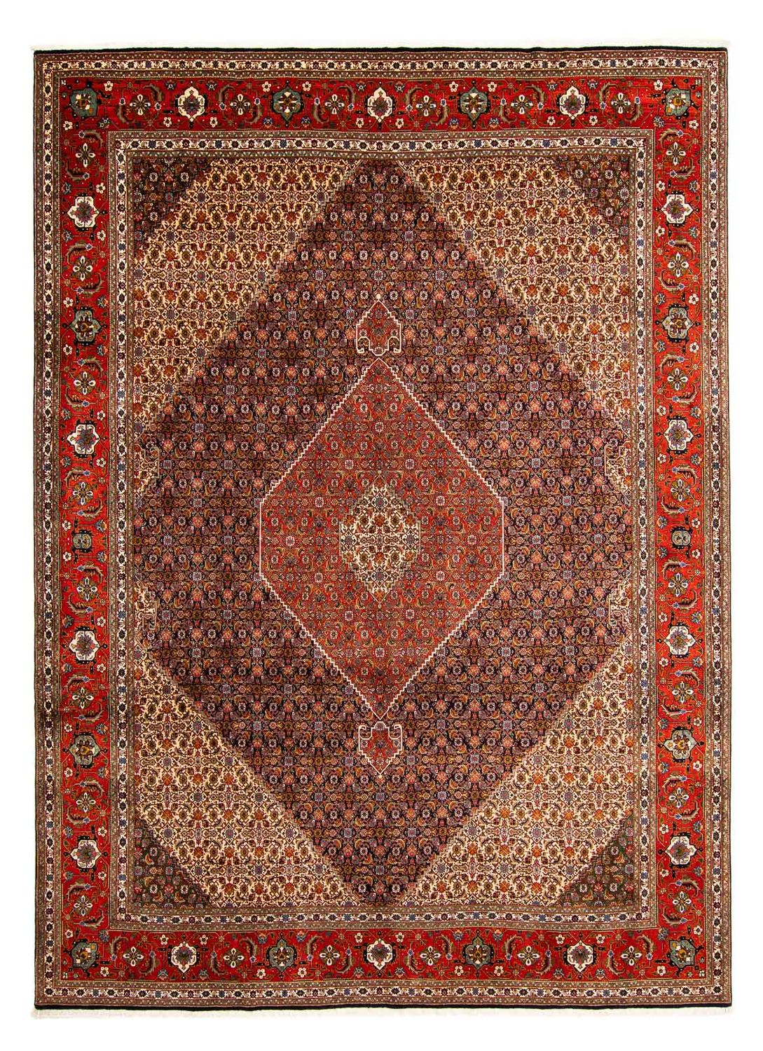 Persisk tæppe - Tabriz - 415 x 308 cm - flerfarvet