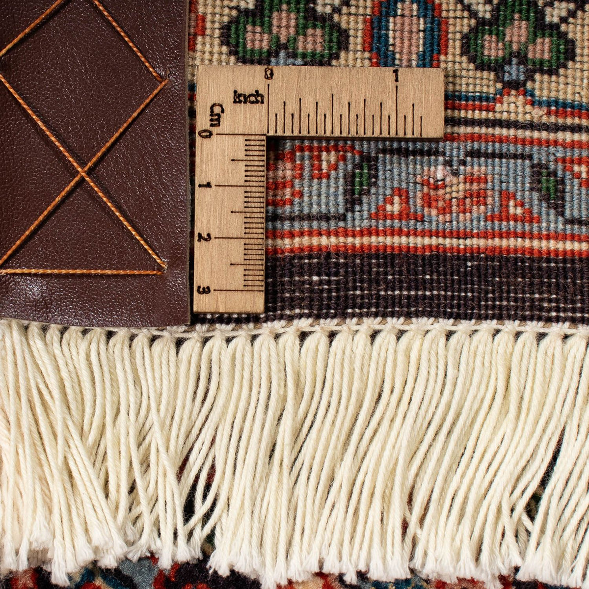 Persisk tæppe - Tabriz - 252 x 201 cm - mørkeblå