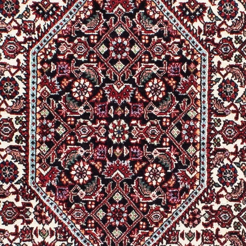 Persisk tæppe - Bijar - 209 x 132 cm - lysrød