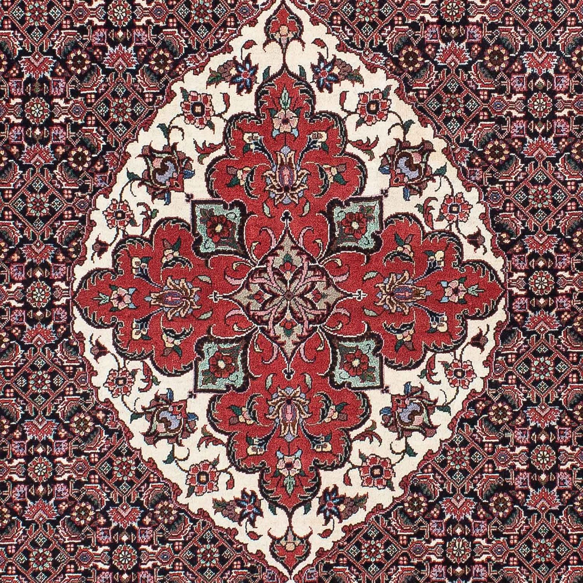 Persisk tæppe - Bijar - 214 x 130 cm - flerfarvet