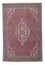 Persisk tæppe - Bijar - 203 x 139 cm - lysrød