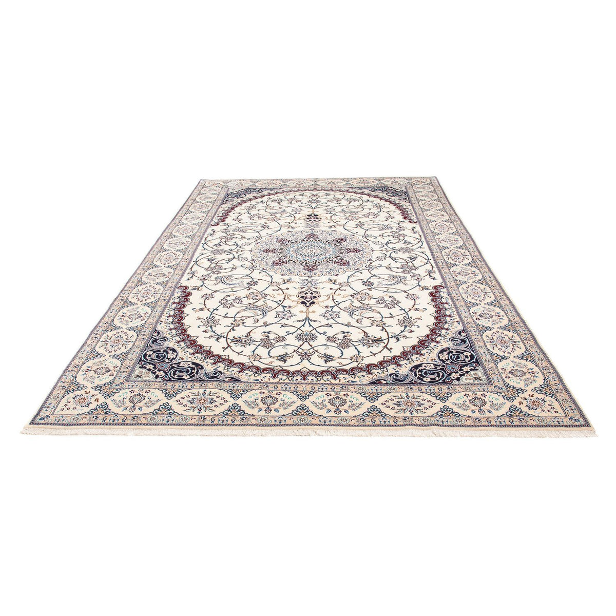 Persisk tæppe - Nain - Premium - 308 x 198 cm - beige