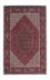 Persisk tæppe - Bijar - 210 x 134 cm - lysrød