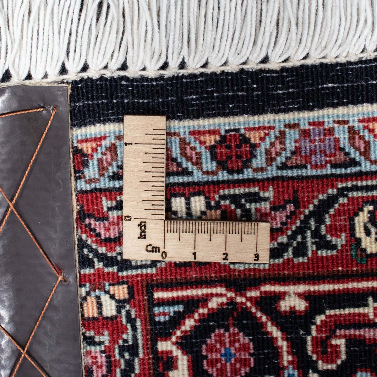 Persisk tæppe - Bijar - 210 x 134 cm - lysrød