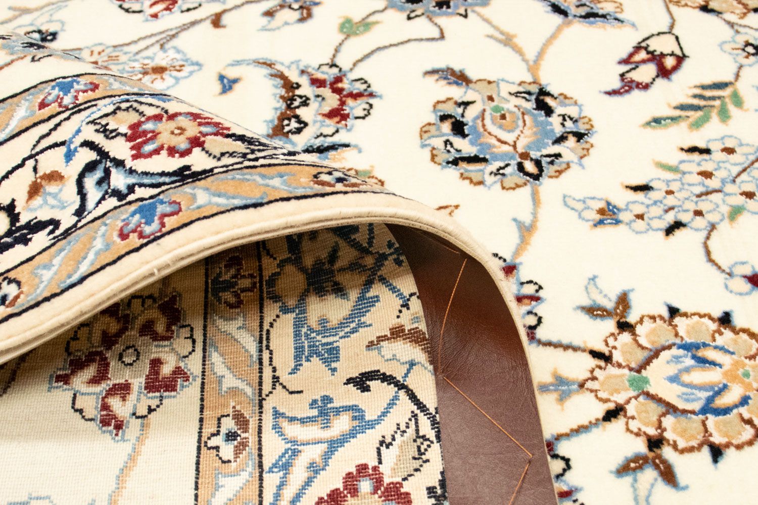 Persisk tæppe - Nain - Premium - 146 x 100 cm - beige