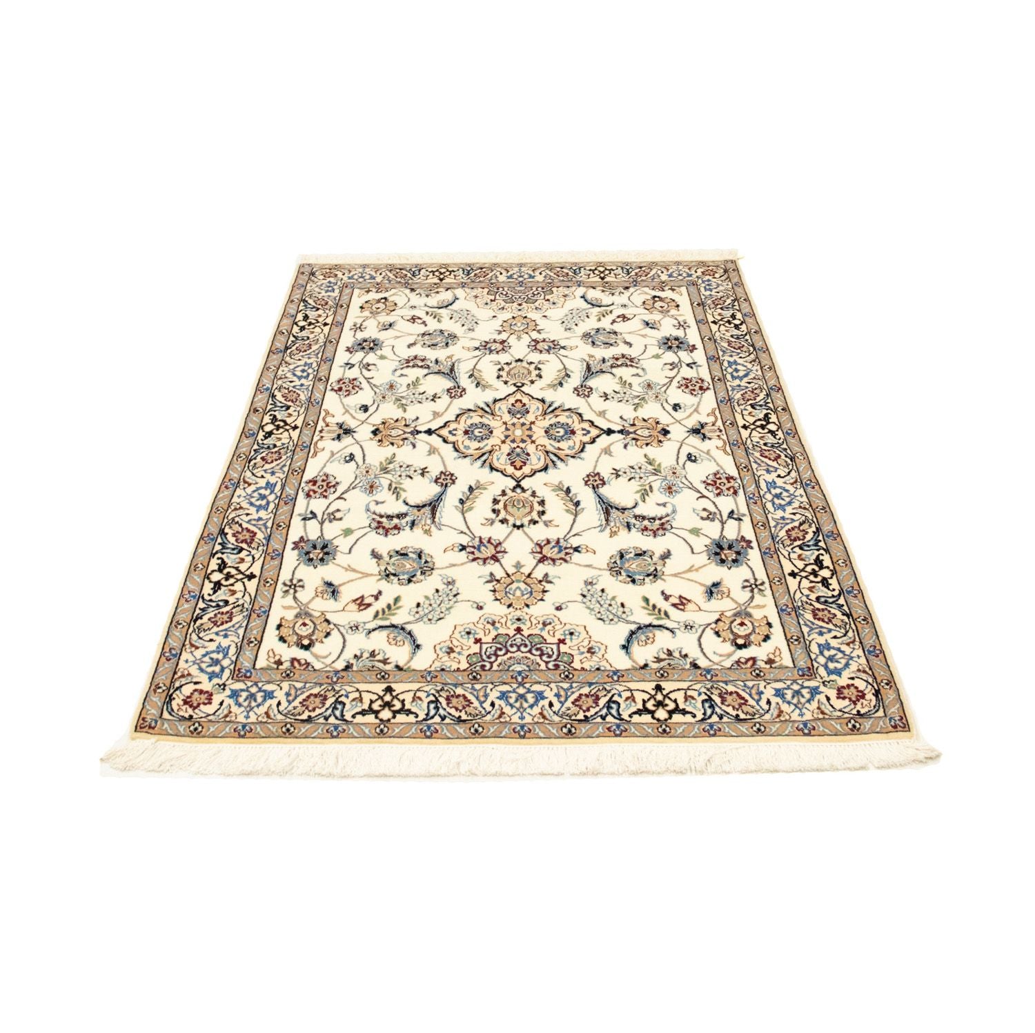 Persisk tæppe - Nain - Premium - 146 x 100 cm - beige