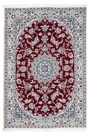 Persisk tæppe - Nain - Royal - 163 x 115 cm - mørkerød