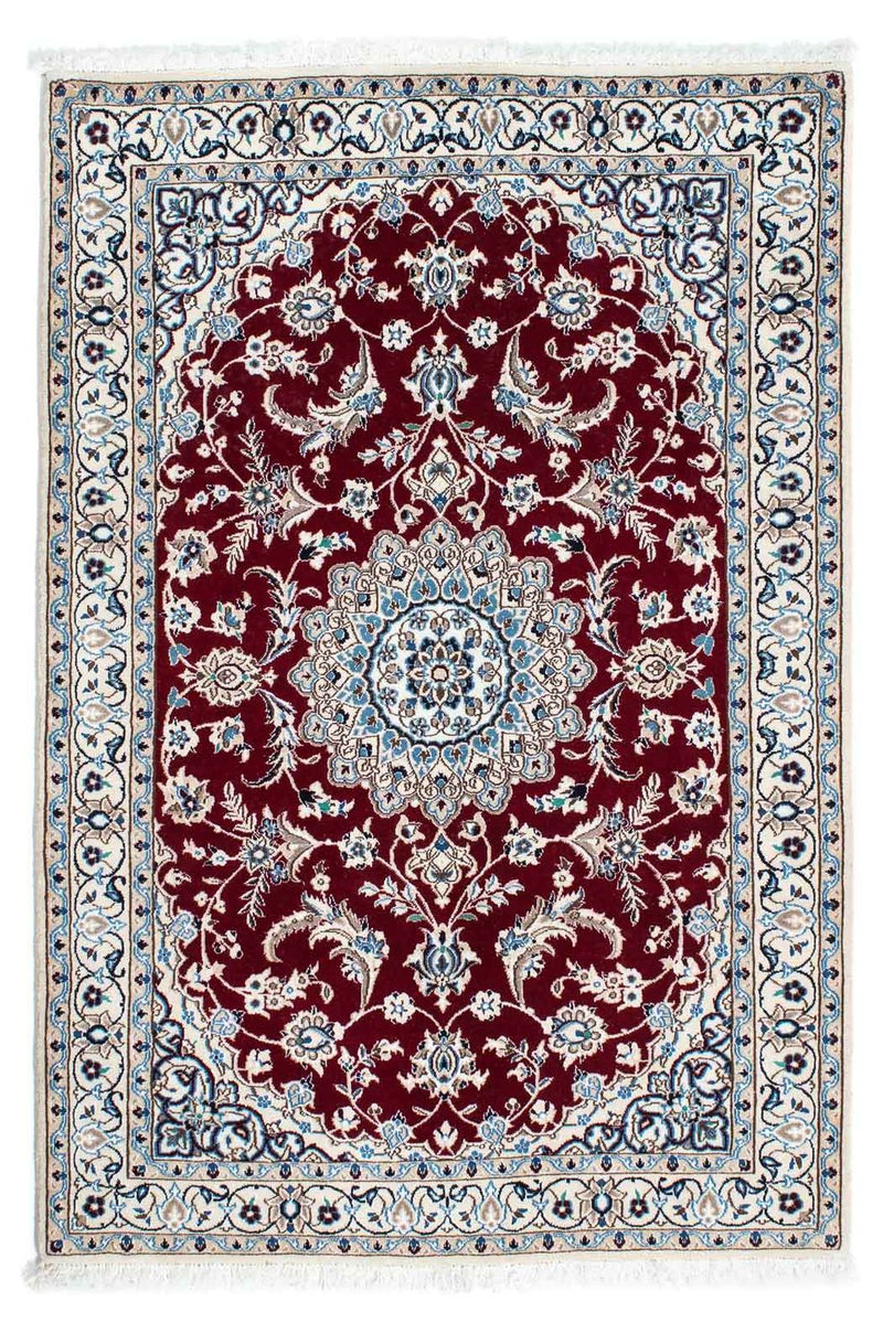 Persisk tæppe - Nain - Royal - 163 x 115 cm - mørkerød