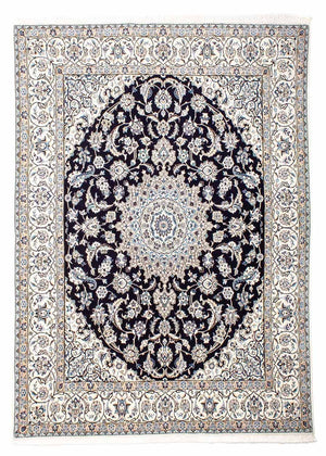 Persisk tæppe - Nain - Royal - 251 x 200 cm - mørkeblå
