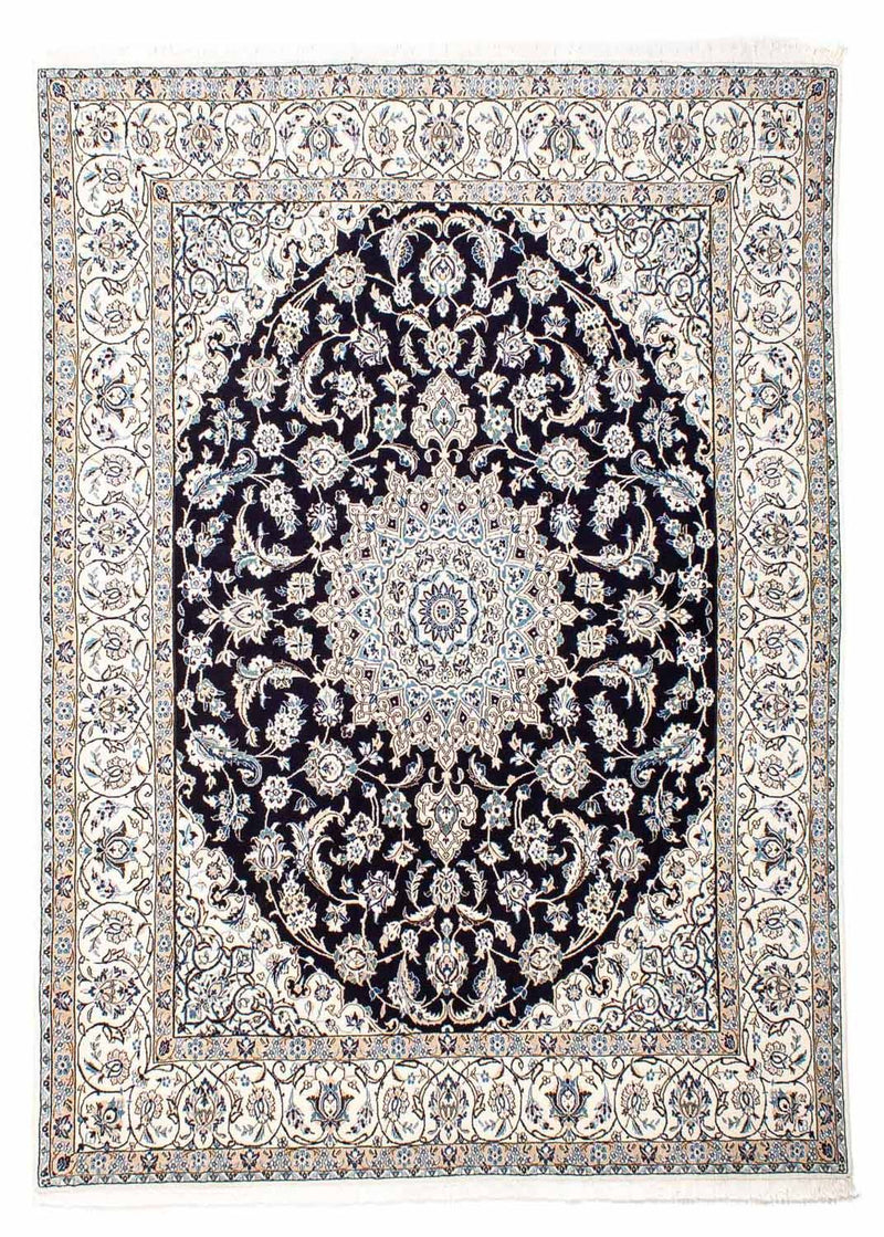 Persisk tæppe - Nain - Royal - 251 x 200 cm - mørkeblå