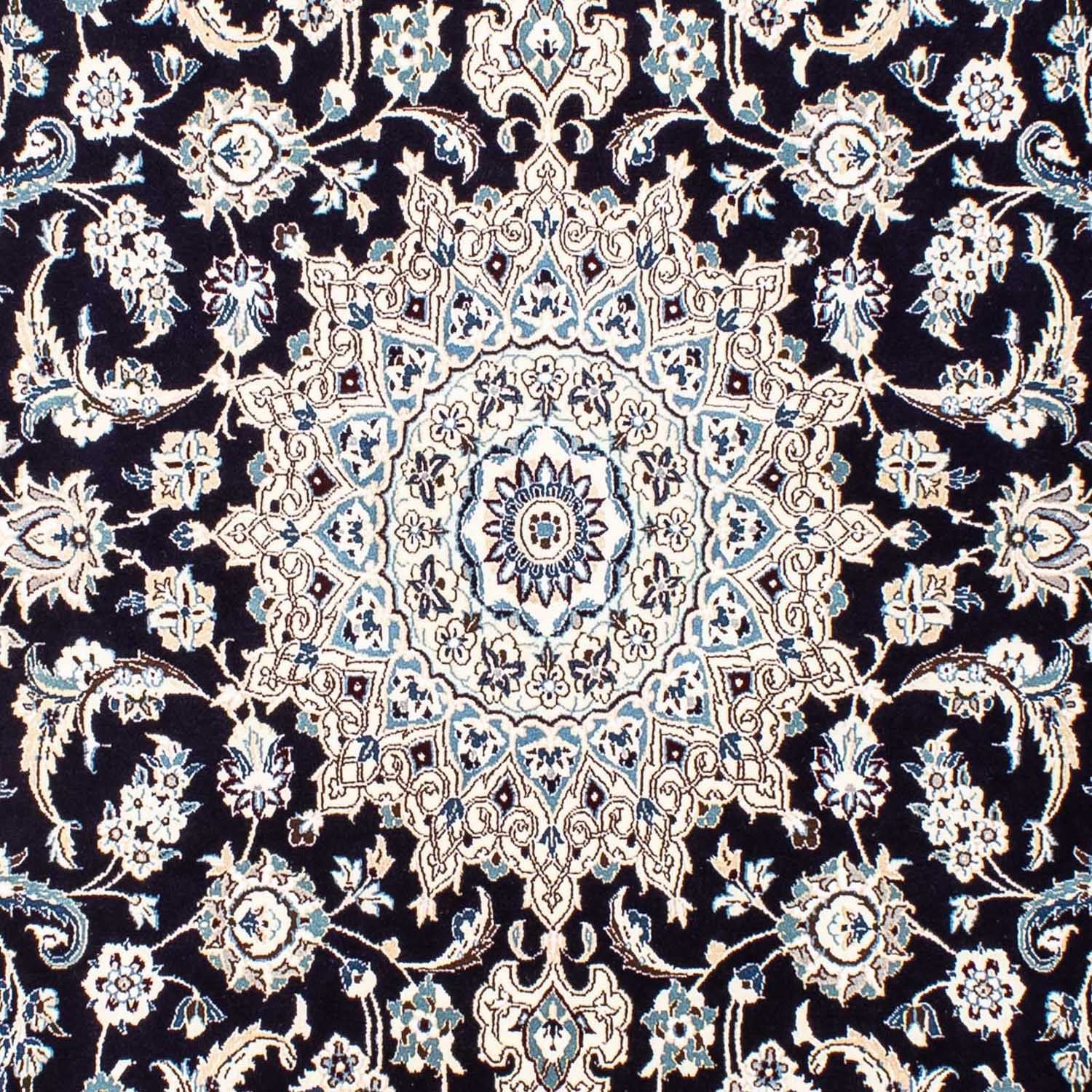 Persisk tæppe - Nain - Royal - 251 x 200 cm - mørkeblå