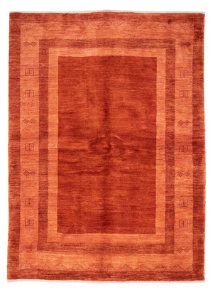 Gabbeh-tæppe - Persisk - 242 x 170 cm - mørkerød