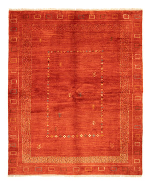 Gabbeh-tæppe - Persisk - 232 x 177 cm - rød