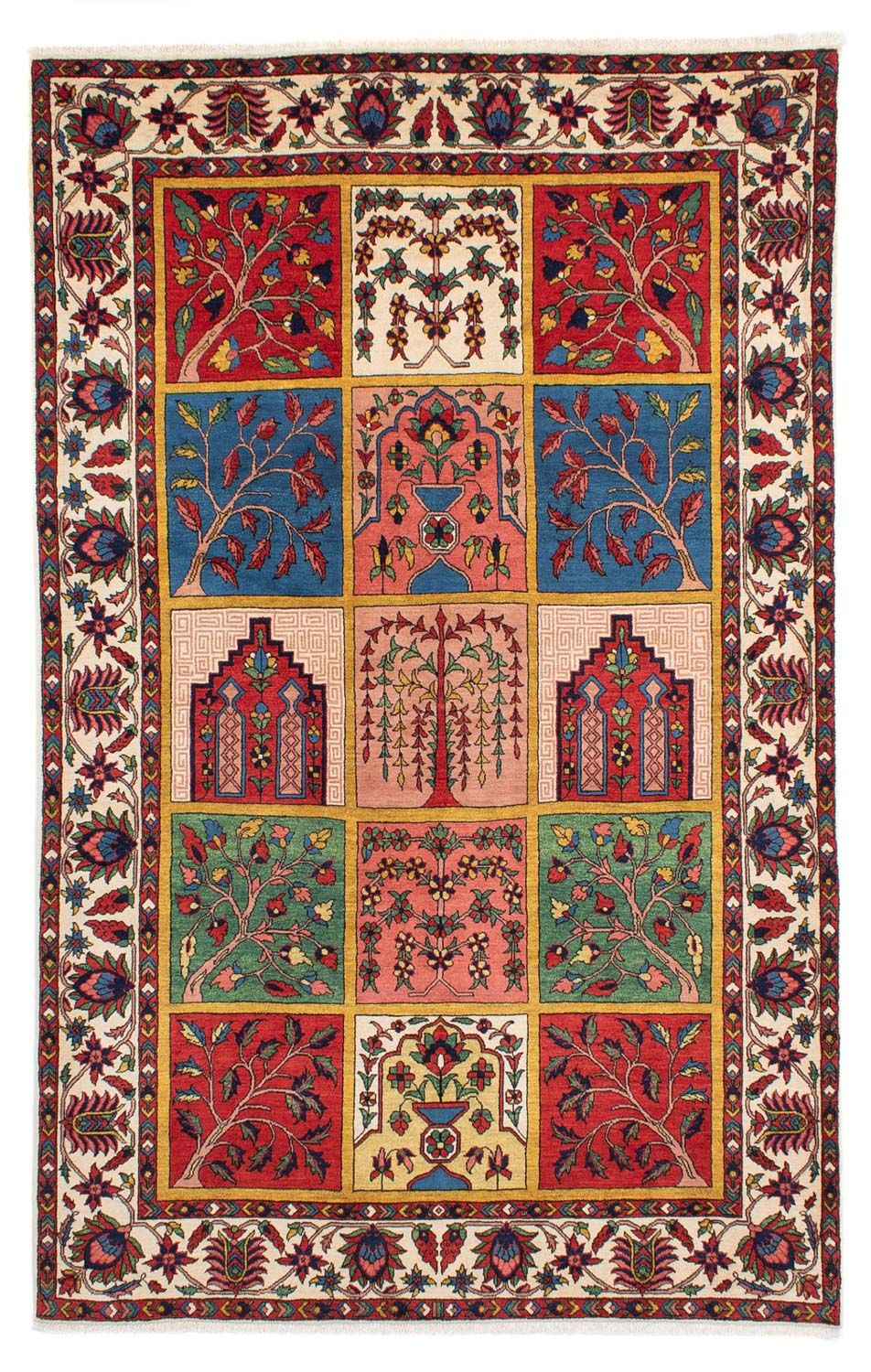 Persisk tæppe - Nomadisk - 311 x 198 cm - flerfarvet