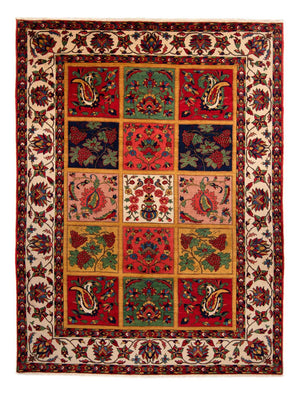 Persisk tæppe - Nomadisk - 335 x 250 cm - mørkerød