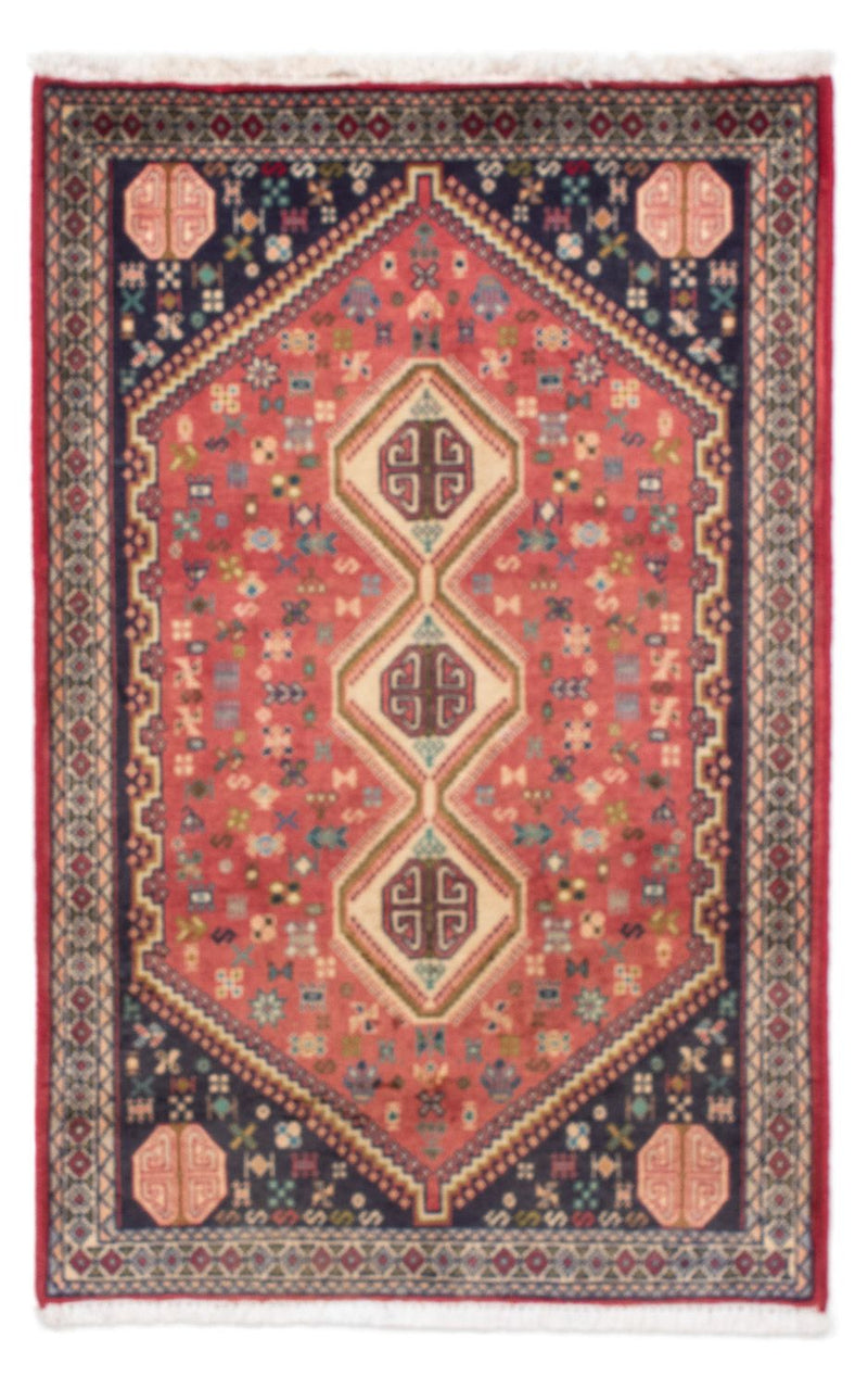 Persisk tæppe - Nomadisk - 123 x 78 cm - lysrød
