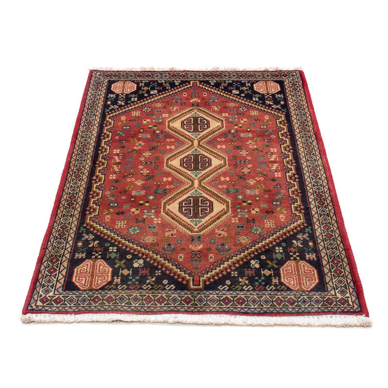 Persisk tæppe - Nomadisk - 123 x 78 cm - lysrød
