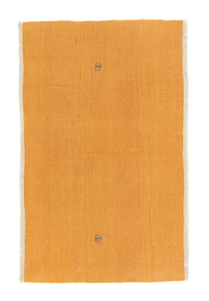Gabbeh-tæppe - Persisk - 123 x 78 cm - guld