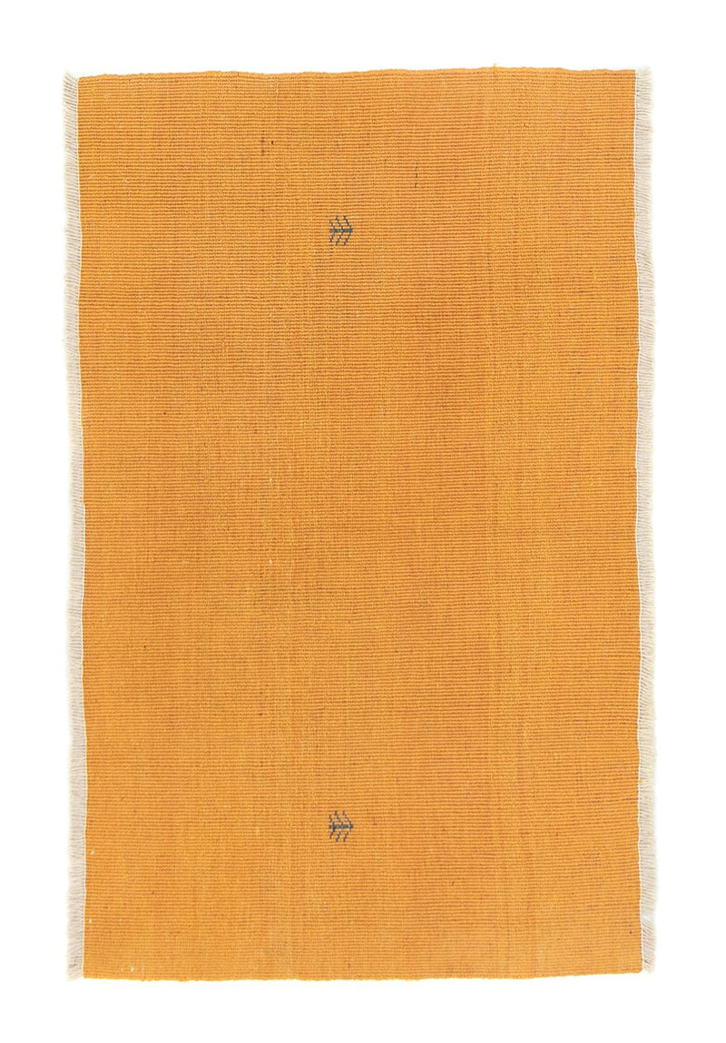 Gabbeh-tæppe - Persisk - 123 x 78 cm - guld