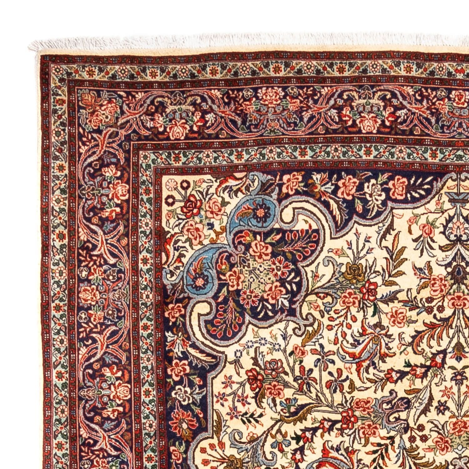Persisk tæppe - Bijar - Royal - 296 x 198 cm - beige