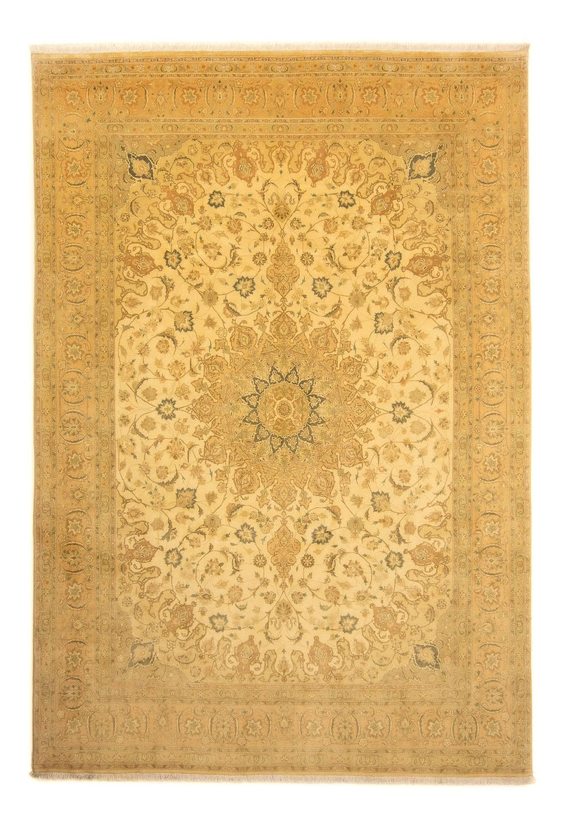 Persisk tæppe - Tabriz - Royal - 342 x 250 cm - guld