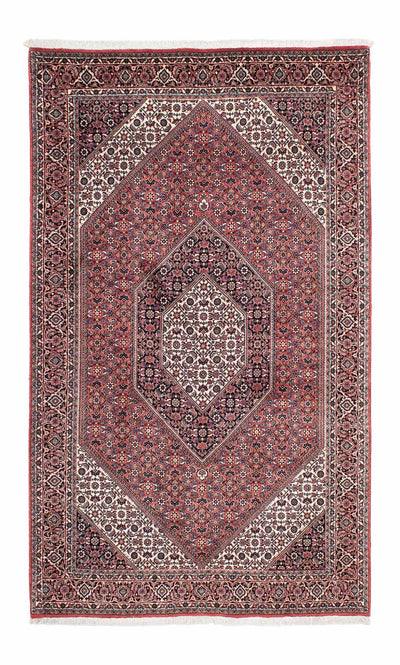 Bidjar Tæppe 134x219cm - Persisk tæppe - lysrød