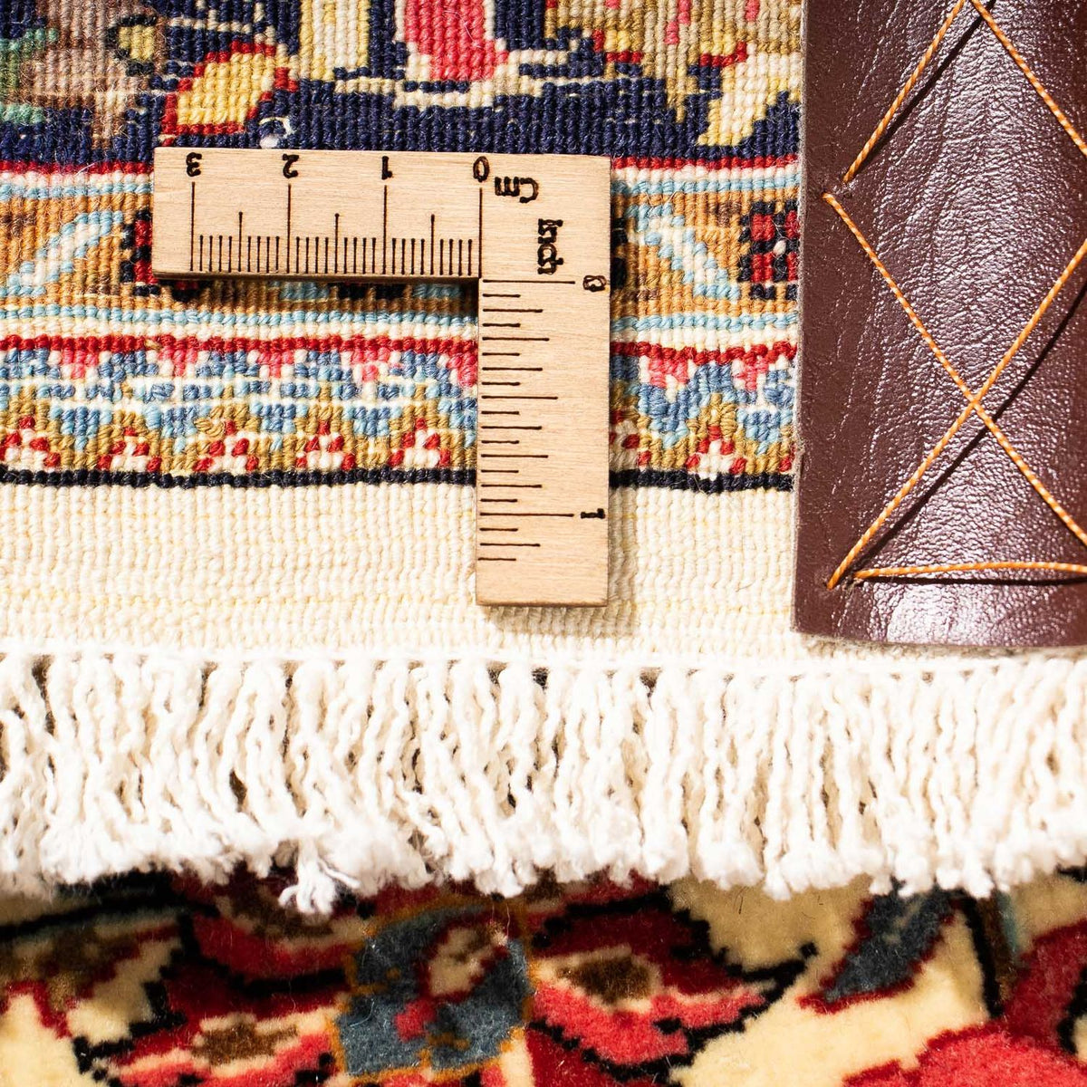 Løber Persisk tæppe - Ghom - 265 x 70 cm - beige