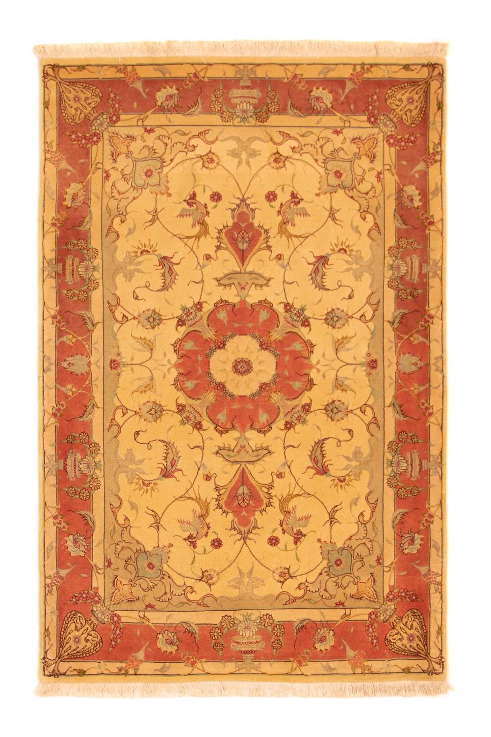 Persisk tæppe - Tabriz - Royal - 155 x 100 cm - beige