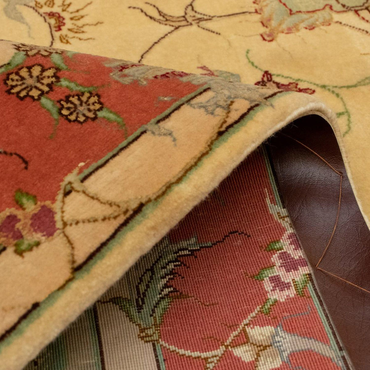 Persisk tæppe - Tabriz - Royal - 155 x 100 cm - beige